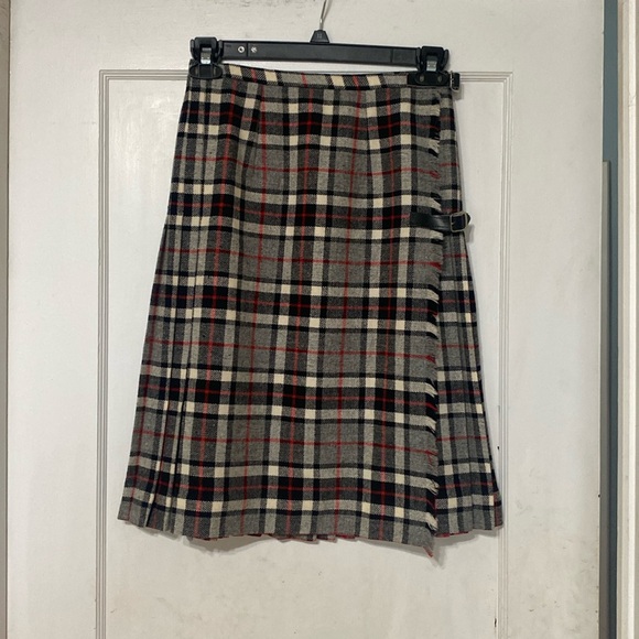 VINTAGE WOOL SKIRT - Picture 1 of 8